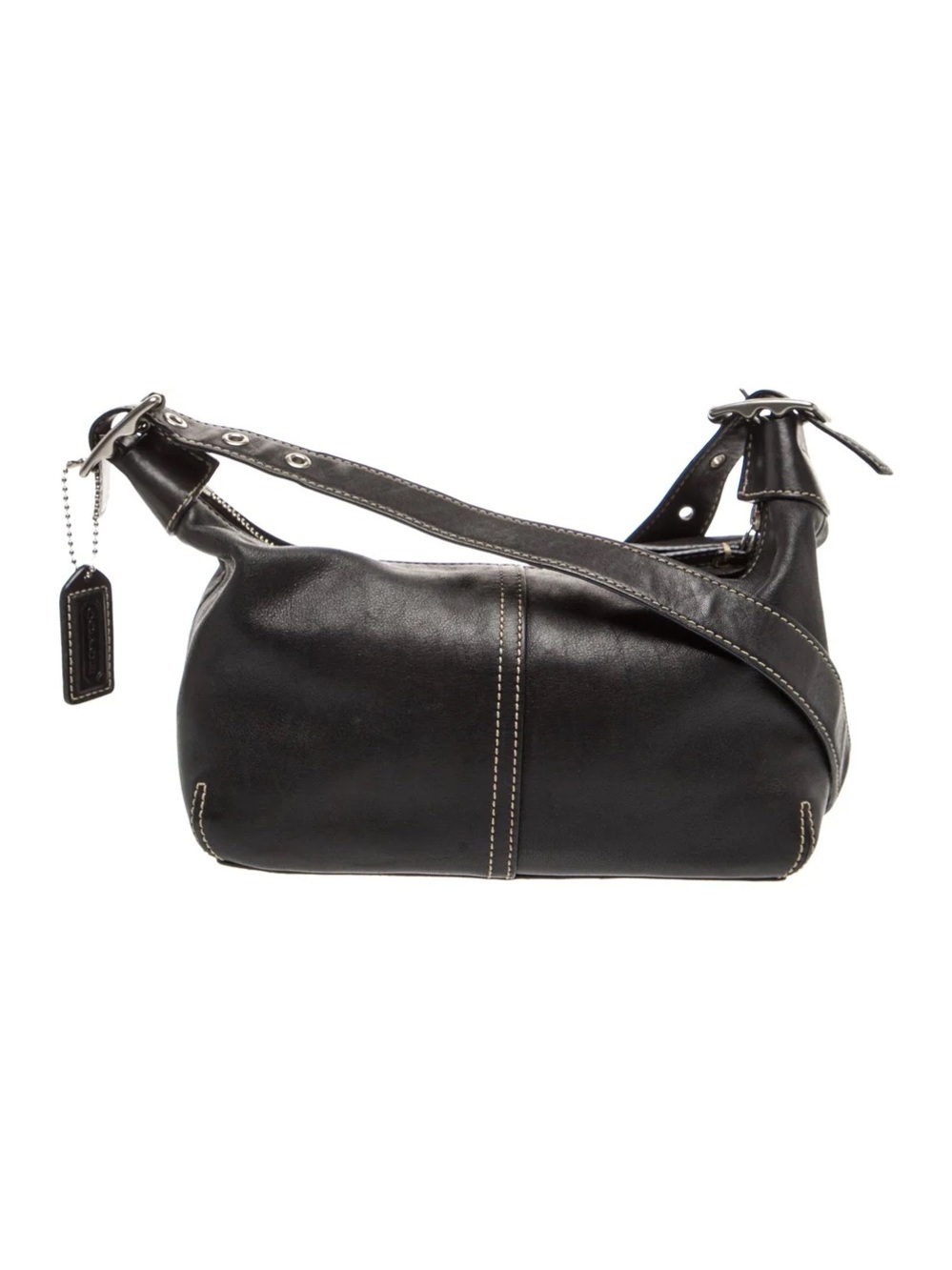 Coach Black Leather Crossbody Shoulder Bag - Picture 5 of 5